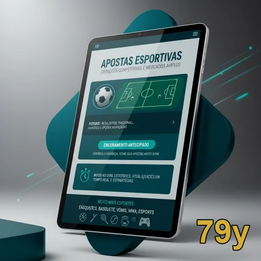 Imagem ilustrativa de apostas esportivas no site 79y.