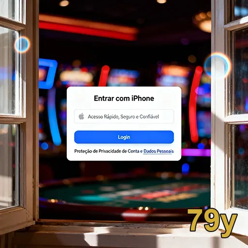 Janela aberta com tela de login rápida da 79y.