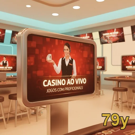 Plataforma de cassino ao vivo do site 79y com dealer profissional.