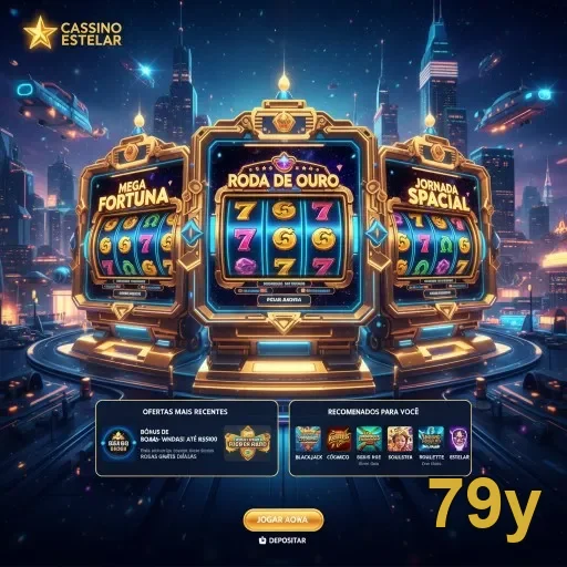 Slot machines da 79y com temas de Mega Fortuna e Roda de Ouro.