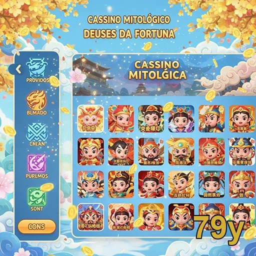 Interface de jogos de slot mitológicos no 79y.