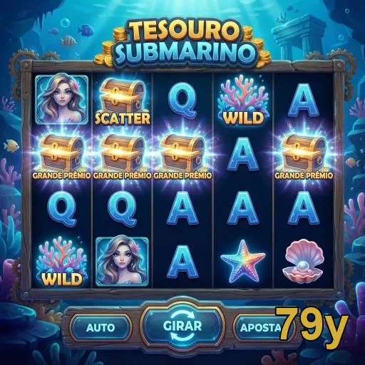 Tela do jogo Tesouro Submarino no aplicativo 79y.