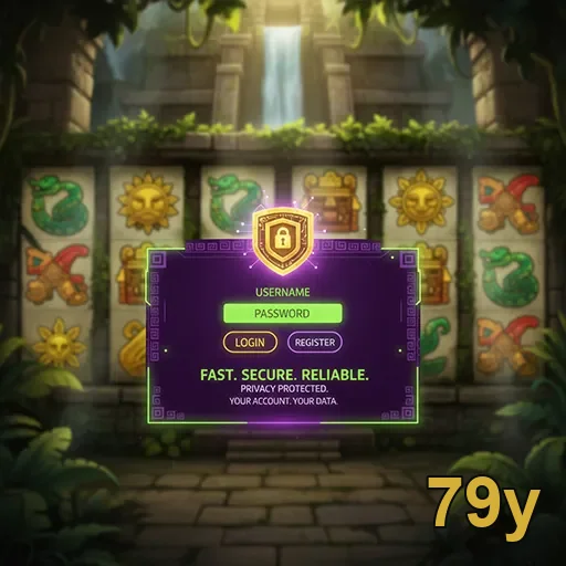 Tela de login da plataforma 79y com serviços VIP destacados.