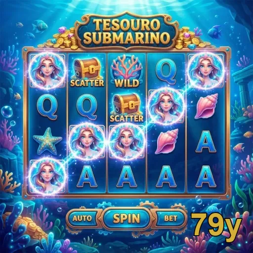 Jogo Tesouro Submarino disponível na plataforma 79y.